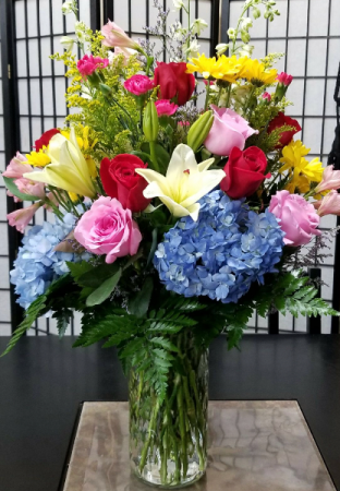 You're The Best! Vased Bouquet in Indianapolis, IN | SHADELAND FLOWER SHOP
