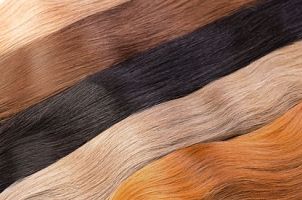 Hair colors palette