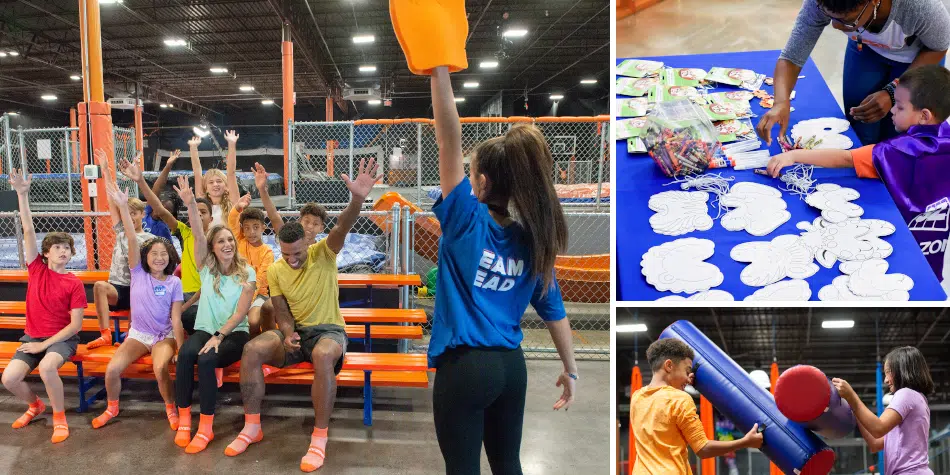 theme parks for children in indianapolis Sky Zone Trampoline Park