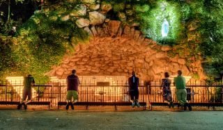 shrine south bend Grotto of Our Lady of Lourdes